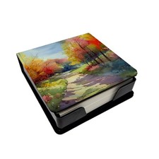 North Carolina Dogwoods Watercolor PU Leather Note Paper Holder DAC1694NT4