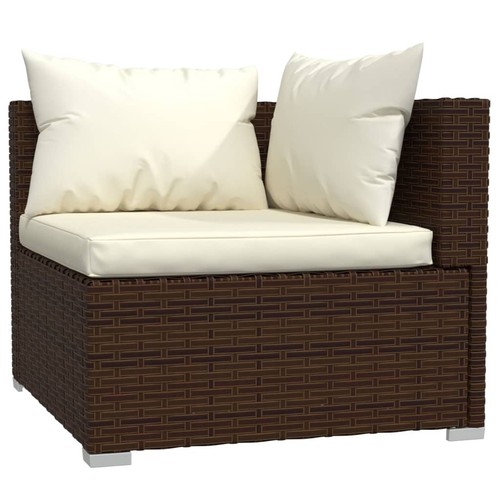 12-Piece Outdoor Lounge Set Garden Patio Sofa Chairs Setting Wicker Rattan Beige - Picture 2 of 11