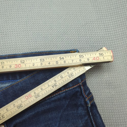 Jeans Adidas Originals Straight Fit Uomo W30 L30 Blu Denim Y2K Stile Retrò Punk - Foto 7 di 14