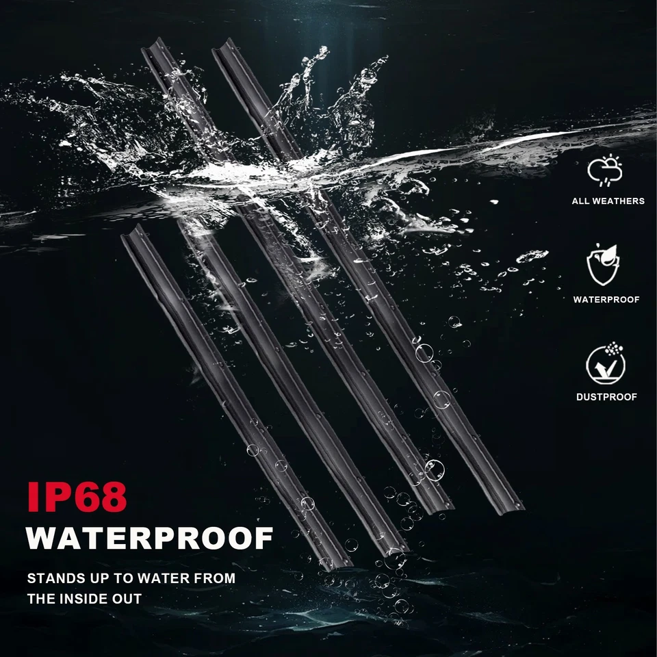 Sello de tira climática para puerta inferior delantera y trasera doble cabina (4 piezas) para Ford F250F350 99-16 Foto 4 de 4