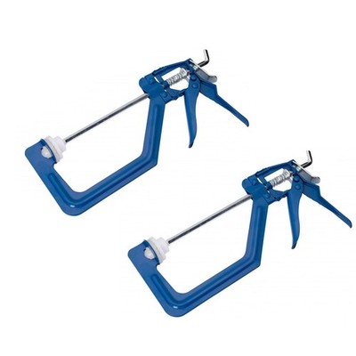 2er PACK EINHAND 150 MM (6'') RATSCHE KLEMME SCHNELLSPANNER NICHT MARKIERENDE ABDECKUNGEN