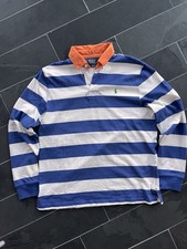 Vintage Ralph Lauren Long Sleeve Polo Striped SIZE LARGE SEE DESCRIPTION