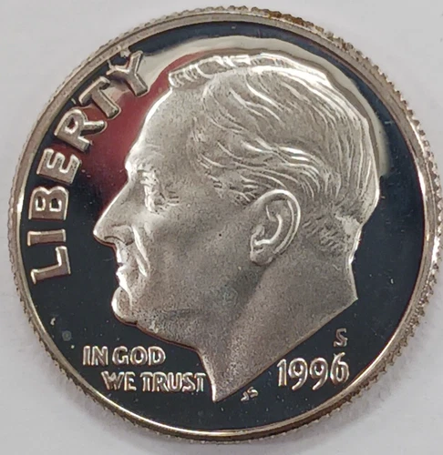 1996-S Silver Proof Roosevelt Dime
