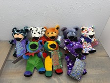 Lot of 8 Vintage Grateful Dead Beanie Bears With Tags