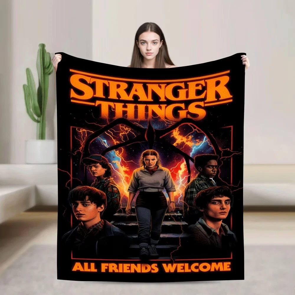Stranger Things Throw Blanket for Home and Bedroom