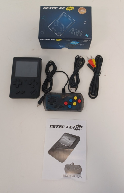 Retro FC Plus Handheld Game Console 500 in 1 Games Portable 2 Player B66 BR961