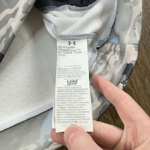 Under Armour Forest Camo Hoodie Mens M Sweatshirt Storm Deer Hunting Sweater NWT - Picture 6 of 12