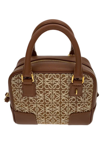 Loewe Boston Bag Leather Brown Unisex #SSB901