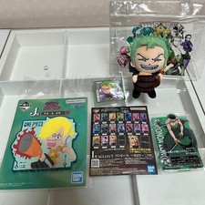 Zoro Plush  Acrylic Stand Set ONE PIECE USJ Bonus Used