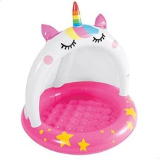 (TG. Baby) Intex 58438NP - Piscina Gonfiabile Caticorn, 102x102 cm - NUOVO