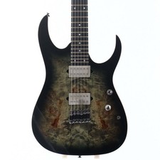 Ibanez Premium RG1121PB Charcoal Black Burst Electric Guitar Used
