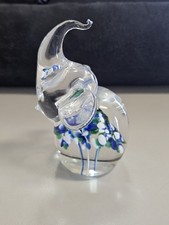 glass elephant figurine