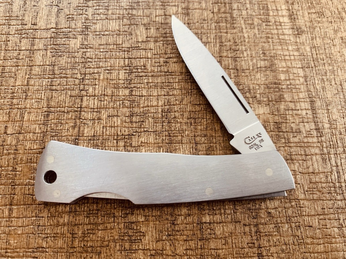 Vintage Case XX USA 059L SS Folding Pocket Knife Stainless Steel