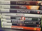 xbox 360 games lot bundle Red Dead Call Of Duty Fallout Left 4 Dead Fable 3