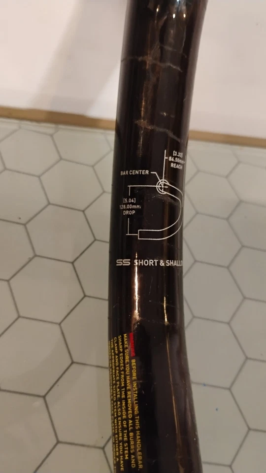 Manillar de carbono Zipp corto y poco profundo 42 cm 180 g Foto 4 de 4