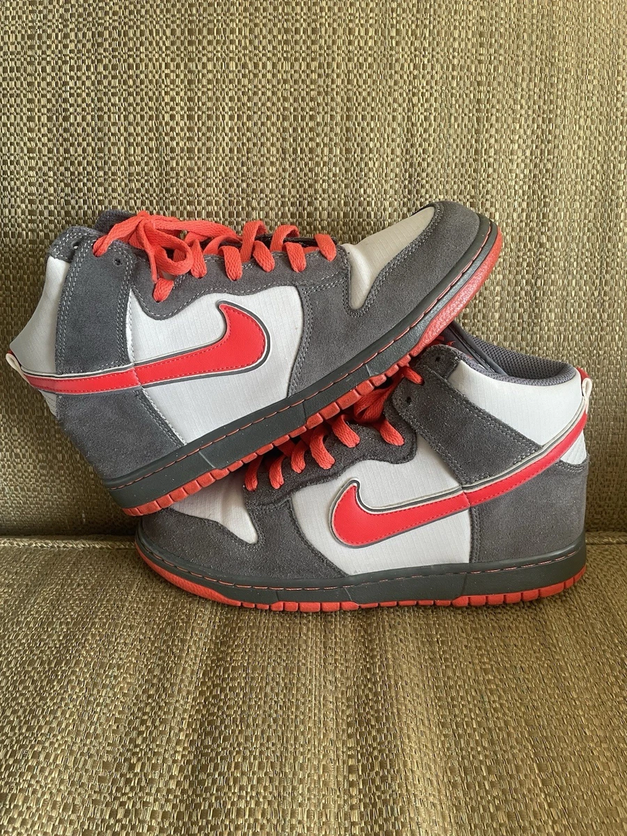 Nike Dunk 6.0 Premium High Dark Grey Max Orange for Sale