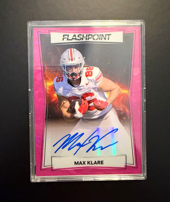 Leaf 2025 Eclectic Signature Flash Autographs Max Klare Auto RC Pink /1