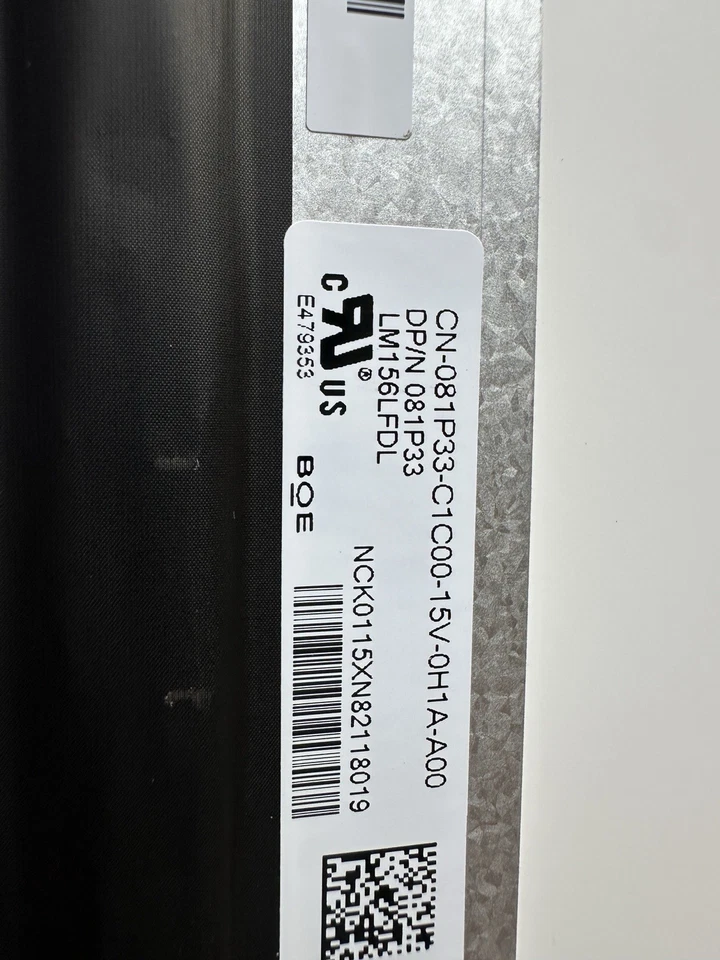 GENUINE DELL LATITUDE 5510 15.6 LED LCD SCREEN FHD 81P33 081P33 H1 - Image 4 of 4