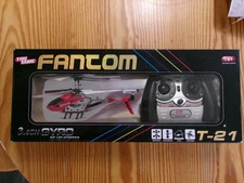 Toy Cube FANTOM T-21 Radio Controlled Helicopter w/ 3.5 Gyro New In Box  11/27