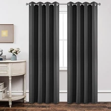 Joydeco Blackout Curtains 72 Inch Length 2 Panels Set Thermal Insulated Long