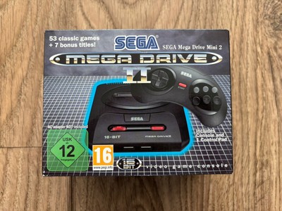 SEGA Mega Drive Mini 2 Spielkonsole - Retro Konsole mit 60 Videospielen NEU+OVP