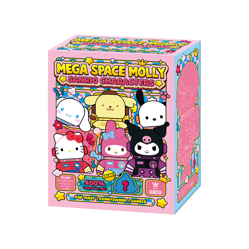 NEW POP MART MEGA SPACE MOLLY 400% Sanrio Family Series NEW POP MART MEGA SPACE MOLLY 400% Sanrio Family Series