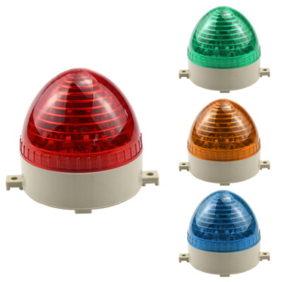 1x Industriesignal Alarm Lampe LED Rotierende Strobe Warnleuchte mit Summer