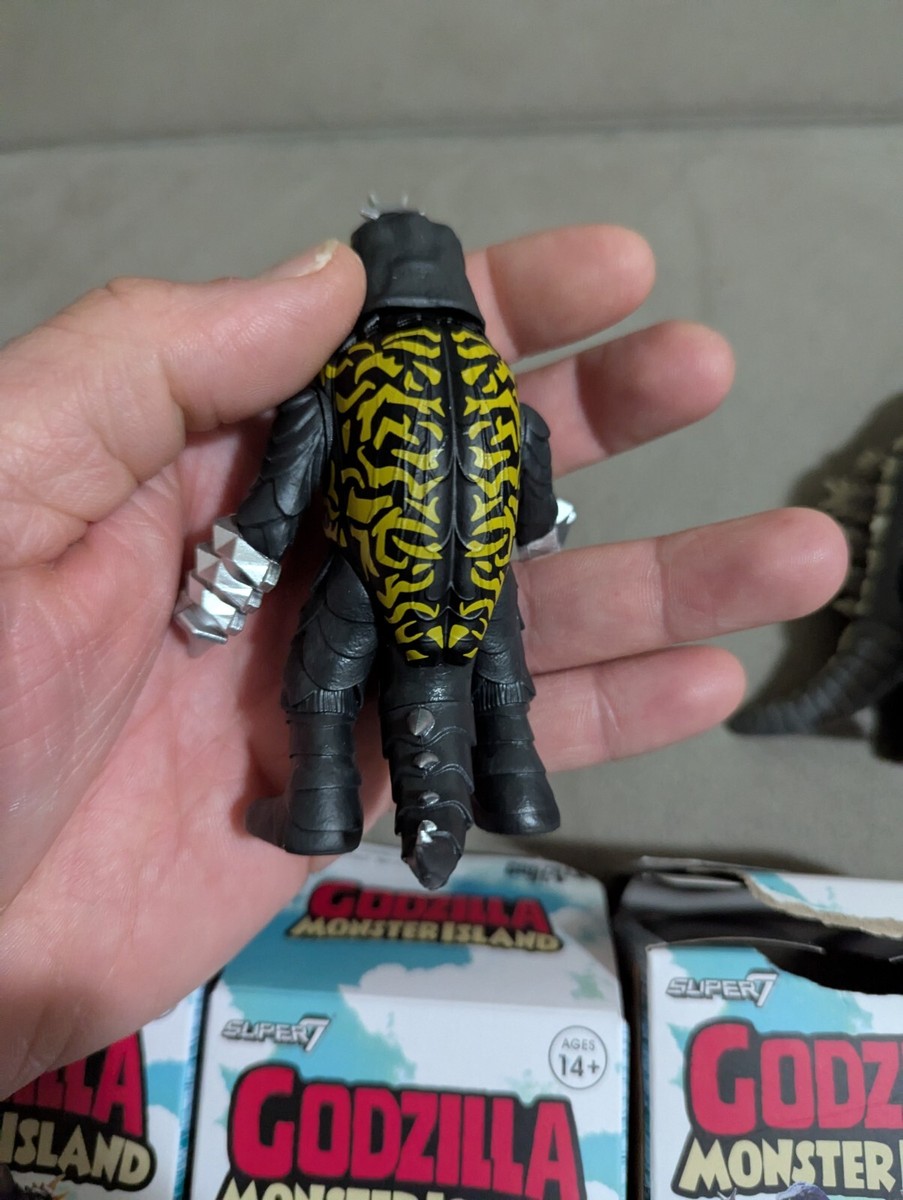 Super 7,Godzilla,ReAction,Monster Island, BlindBox,Setof4,With
