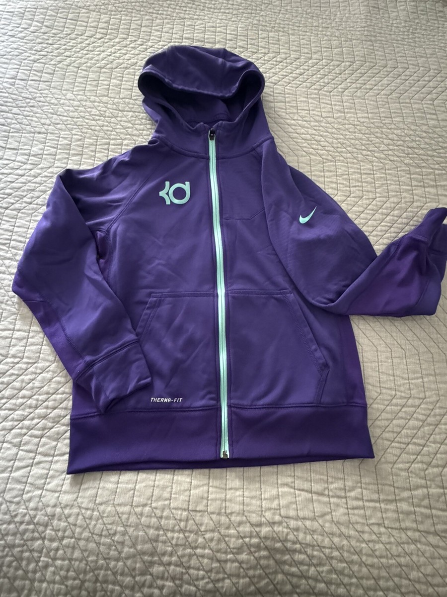 Nike KD Kevin Durant Thermal Fit Purple, Zip Front Jacket