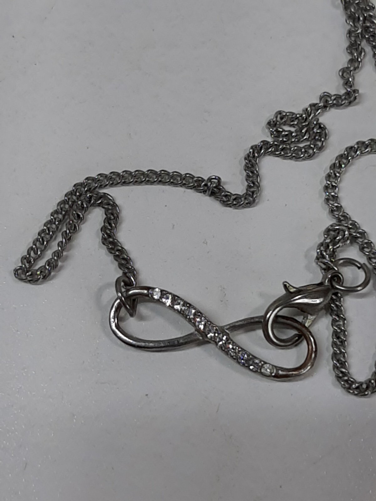 Sterling Silver Braclet Infinity Forever And Eter… - image 1