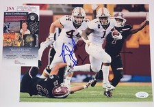 Rodney Smith High School Minnesota Gophers Signed 8x10 Autograph Photo JSA COA N