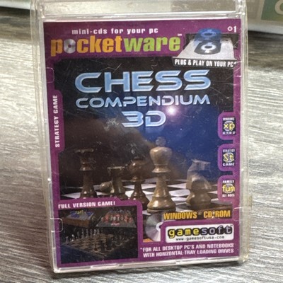 CHESS Compendium 3D (PC, 2002) Vintage Mini CD (Windows)
