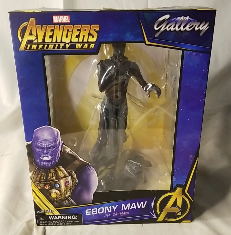 Diamond Select y Marvel Avengers Infinity War fauces de ébano con diorama de PVC 12 pulgadas Foto 3 de 4