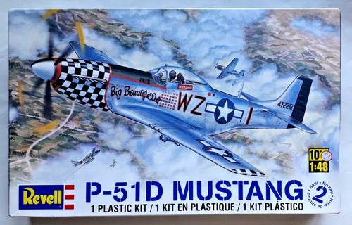 Maquette d'avion en plastique P-51D MUSTANG IV
