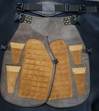 Top Farriers Tools Full Leather Deluxe Chaps No Canvas Genuine 27'' Long Apron