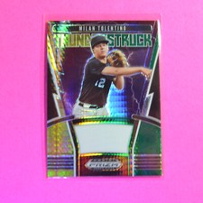2020 Panini Prizm DP Thunderstruck Prizms Green/Yellow Hyper #8 Milan Tolentino