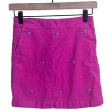 Vineyard Vines Pink Corduroy Straight Pencil Skirt Girls 10