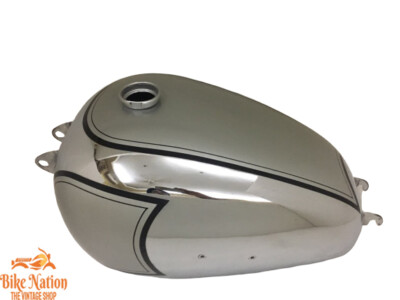 Fit For BSA A7 PLUNGER MODEL CHROME & Silver Painted Petrol Tank 1950