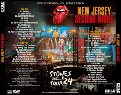ROLLING STONES NEW JERSEY SECOND NIGHT HACKNEY DIAMONDS TOUR 2024