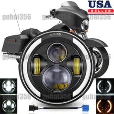 7 Inch Led Headlight Projector With Turn Signal For Harley-davidson Motorcycle