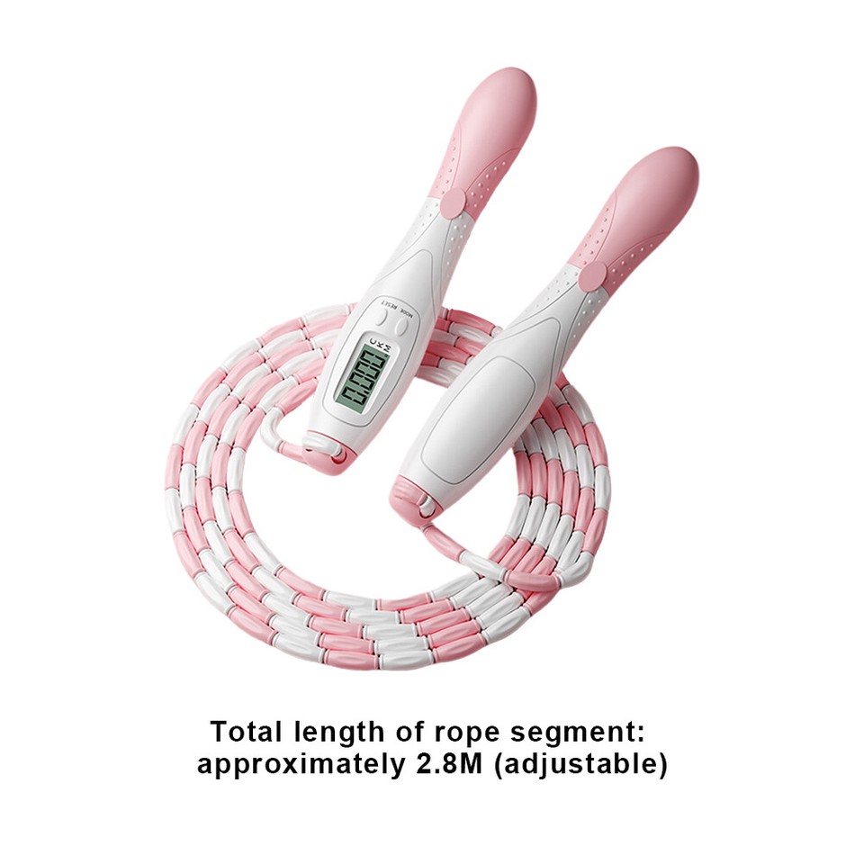 B Beaded Jump Rope Jump Rope with Counter for Gym Fitness Exercise