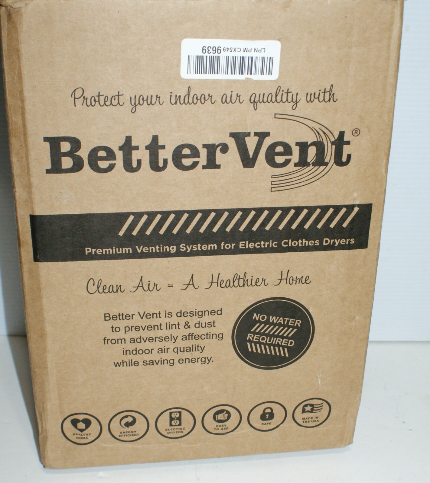 BetterVent Indoor Dryer Vent Protect Indoor Air Quality and Save Energy