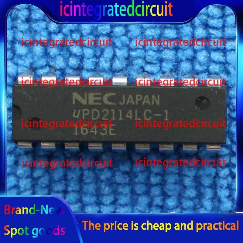 10pcs UPD2114LC-1 D2114LC-1 D2114 2114 1K x 4 SRAM DIP-18