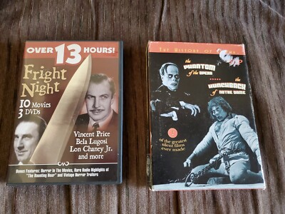 The History of Cinema Phantom of Opera & Hunchback Notre Dame Plus Fright Night