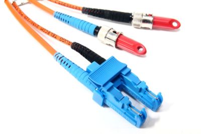 2m Optic Fiber Cable Glasfaserkabel LWL-Kabel 2x HSC-M0.66/K + E-2156.6/K ST/LC