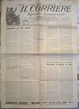 IL CORRIERE AGRIC. COM. 15 APRIL 1923 MILK PRICE AND DAIRY INDUSTRY 649