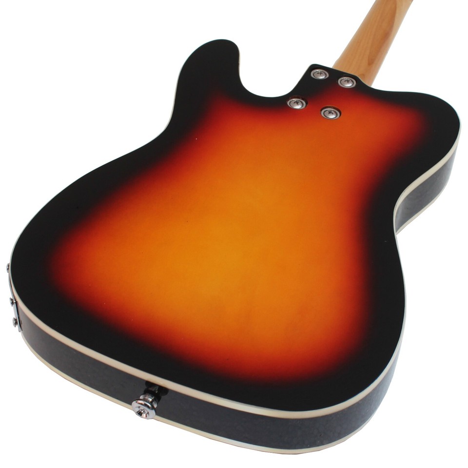 8 STRING MANDO-CASTER SOLID BODY VINTAGE SUNBURST FINISH ELECTRIC ...