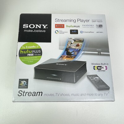 Sony SMP N200 Network Media Player Connection Cord Box No Remote