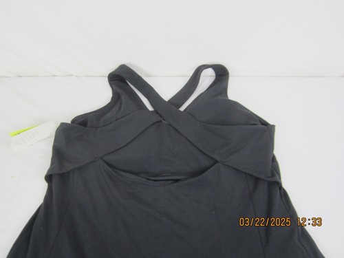 Women's All In Motion Everyday V-Neck Crossback Active Dress Black 2XL - Picture 17 of 17