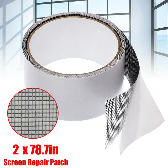 Screen Repair kit. (Grey) 2"x180"(15FT) Window Screen Repair Tape